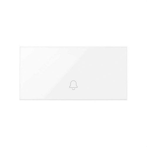 Tecla individual con grabado campana para pulsador blanco brillante Simon 100 con referencia 10000017-130 de la marca SIMON