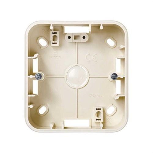 Caja de superficie alta para 1 elemento marfil Simon 75 con referencia 75751-31 de la marca SIMON