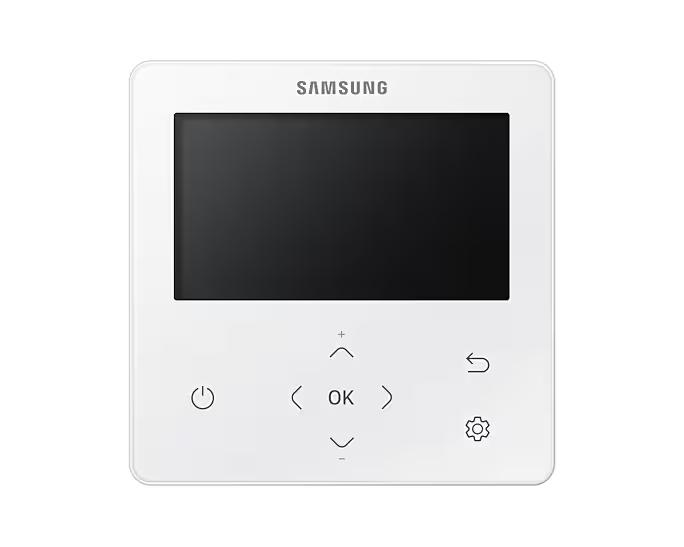 Controlador cableado Samsung EHS para aerotermia con referencia MWR-WW10N de la marca SAMSUNG