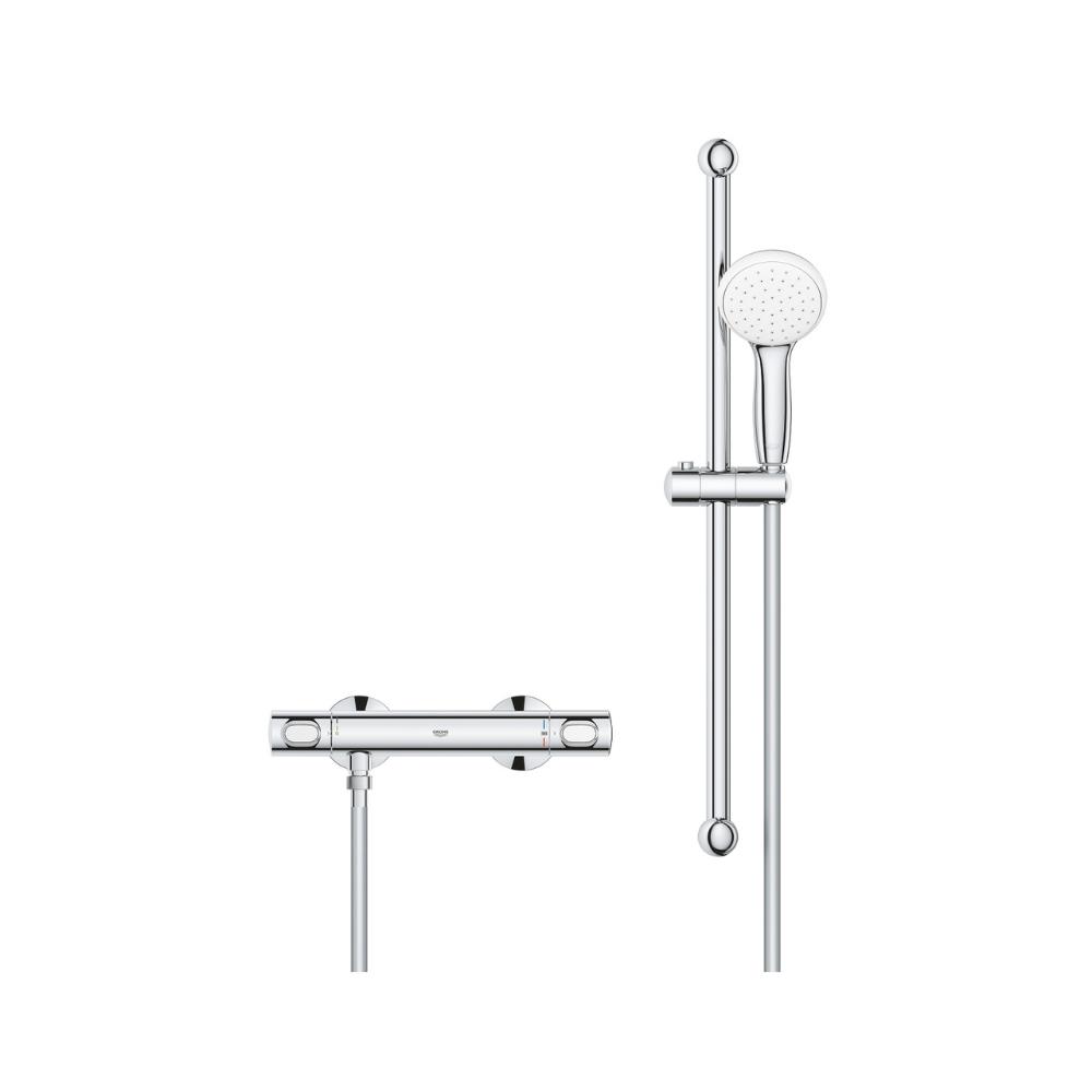Conjunt de dutxa termostàtica 1/2" Grohe Grohtherm 500 crom amb referència 34796001 de la marca GROHE