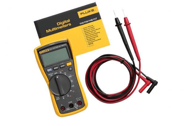 Multímetre digital per a electricistes amb detector de voltatge sense contacte Fluke 117 amb referència 2583647 de la marca FLUKE