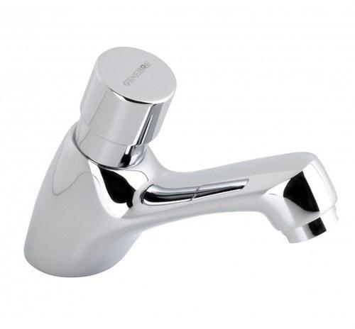 Grifo de lavabo temporizado con pulsador 1/2" cromo con referencia 1160 04 de la marca GENEBRE
