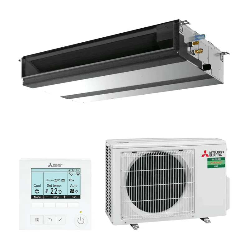 Aire condicionat conducte Mitsubishi Electric MGPEZ-35VJA 3,6 kW 12000 BTU amb referència MGPEZ-35VJA de la marca MITSUBISHI