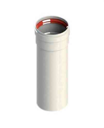 Tubo chimenea diámetro 80mm 1000mm macho-hembra aluminio blanco con referencia 8-1000MHP1 de la marca FIG