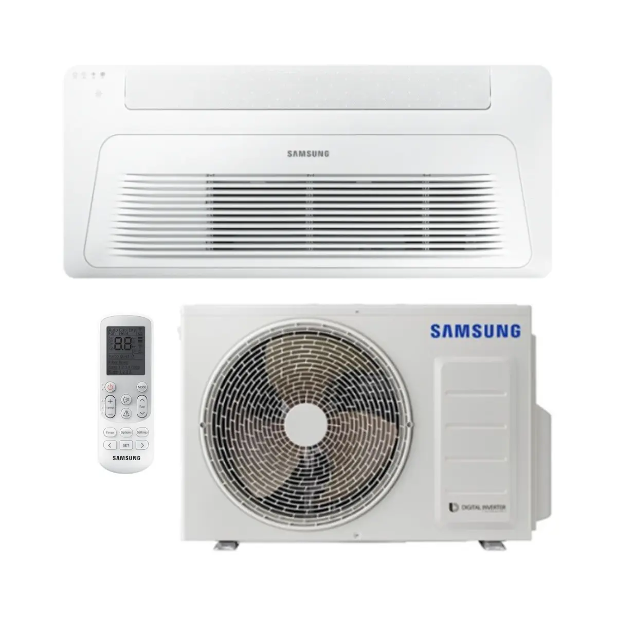 Samsung WindFree 1-Way Cassette Air Conditioner 3.5 kW 12000 BTU with reference F-CST1W35R from the brand SAMSUNG