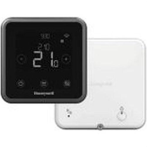 Cronotermòstat intel·ligent cablejat Honeywell T6 de paret negre amb referència Y6H810WF1005 de la marca RESIDEO
