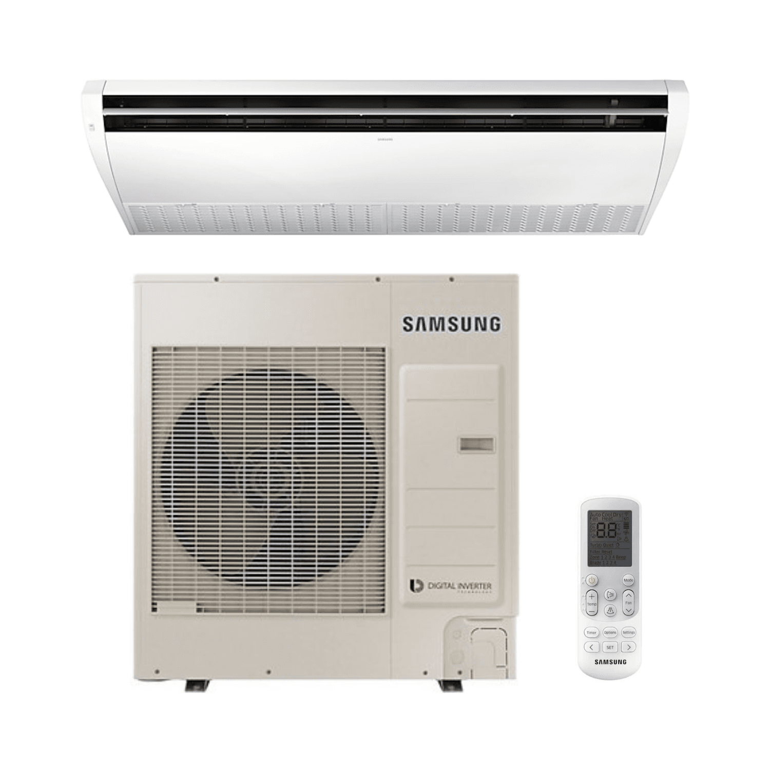 Samsung 10 kW 34000 BTU Three-Phase Ceiling Air Conditioner with reference F-CEILTF100R from the brand SAMSUNG