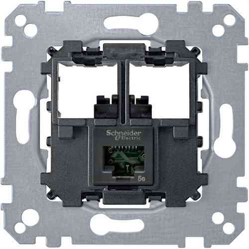 Mecanismo conector RJ45 Categoría 5 UTP compatible con Elegance y D-Life con referencia MTN4575-0001 de la marca SCHNEIDER ELECTRIC