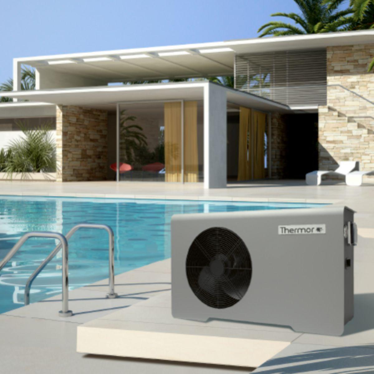 Bomba de calor para piscina Thermor Aéromax 10 kW con referencia 297110 de la marca THERMOR