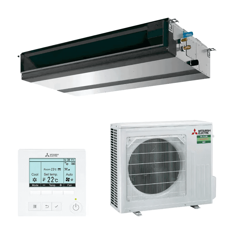 Aire acondicionado conducto Mitsubishi Electric MGPEZ-50VJA 5,0 kW 17000 BTU con referencia MGPEZ-50VJA de la marca MITSUBISHI