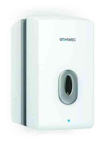 Dosificador de jabón automático 1100ml ABS blanco con referencia GW04 14 01 00 de la marca GENWEC