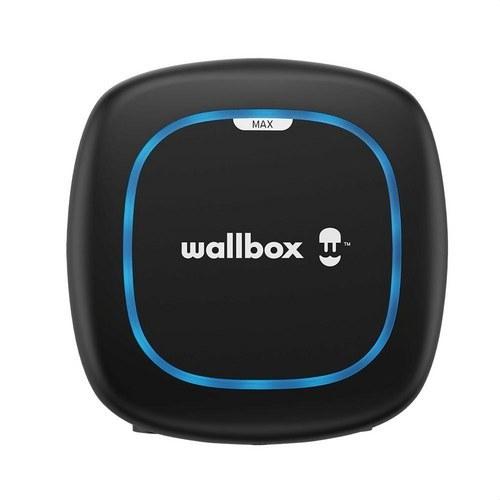 Cargador coche eléctrico con wifi monofásico negro WallBox Pulsar-Max 7,4kW con manguera Tipo 2 con referencia PLP2-0-2-2-9-002 de la marca WALLBOX