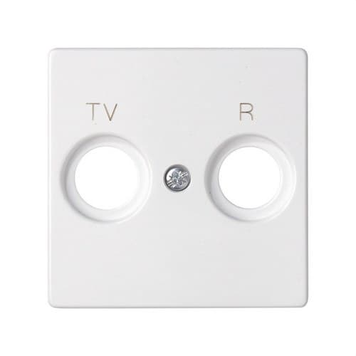 Placa para tomas inductivas de R-TV blanco Simon 82 con referencia 82053-30 de la marca SIMON