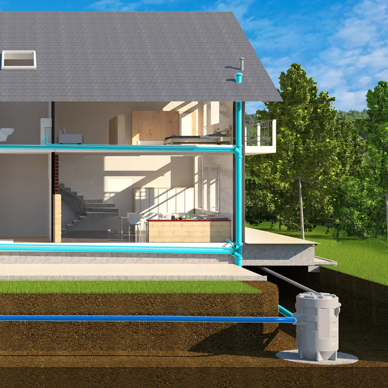 Estación de bombeo SFA SANIFOS 280 - Versión trituradora con referencia 009FOS280TM de la marca SFA SANITRIT
