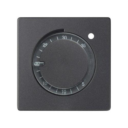 Placa para termostato de calefacción grafito Simon 82 con referencia 82505-38 de la marca SIMON