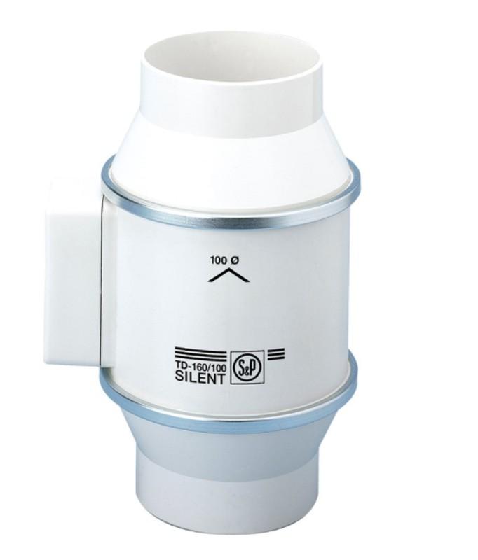 Extractor helicocentrífug de conducte TD-160/100N Silent amb referència 5211318000 de la marca SOLER & PALAU