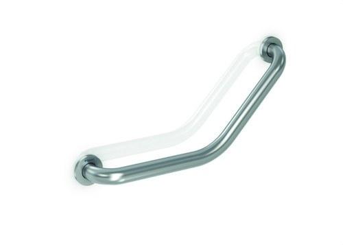 Barra de suport en angle de 130º 300mm inox brillant amb referència GW11 22 04 02 de la marca GENWEC