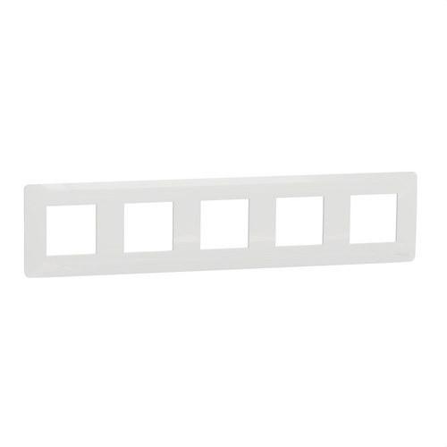 5-Element Frame New Unica Studio Polar with reference NU201018 from the brand SCHNEIDER ELECTRIC