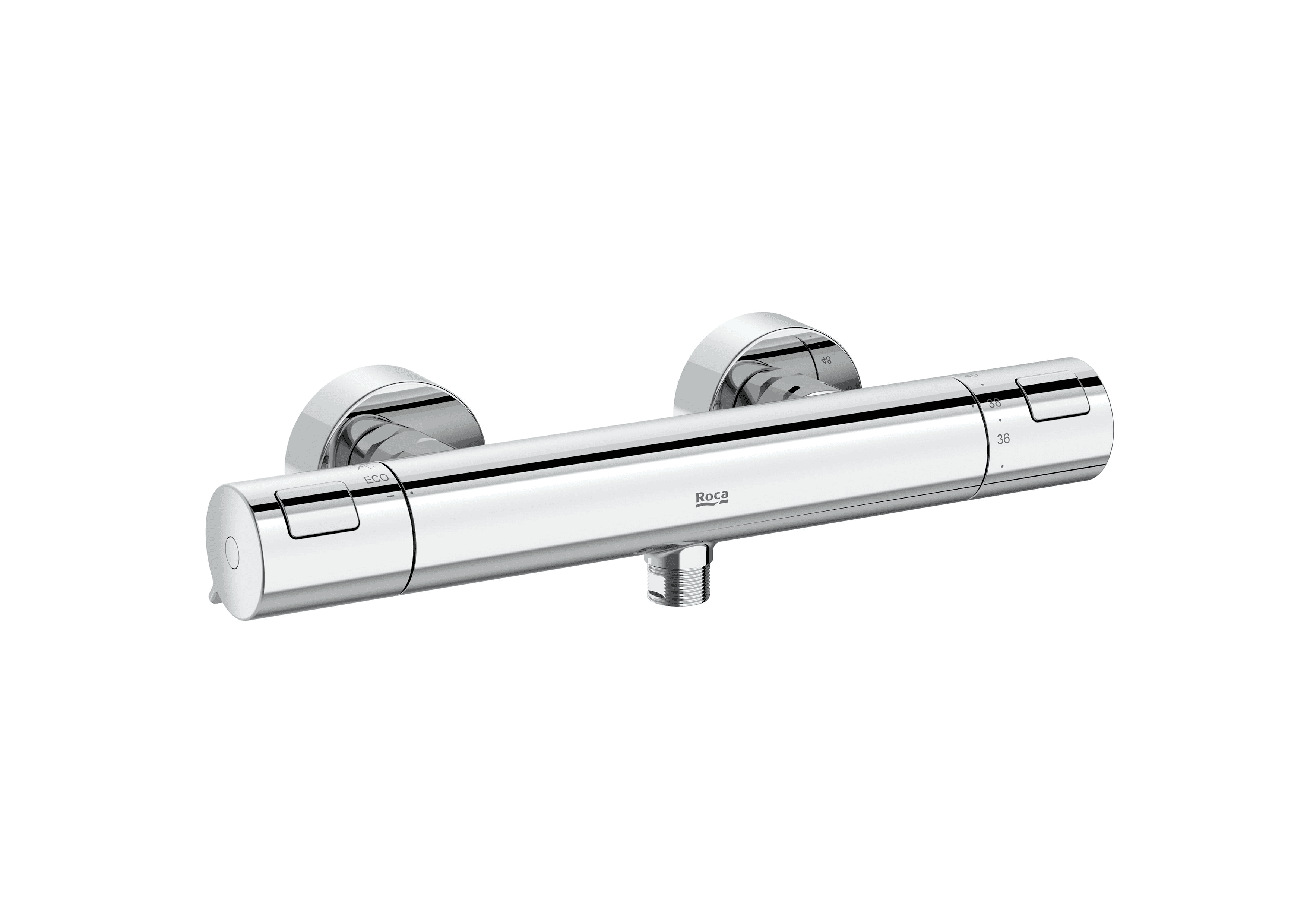 Grifo de ducha termostático Roca T-500 con referencia A5A2E18C00 de la marca ROCA