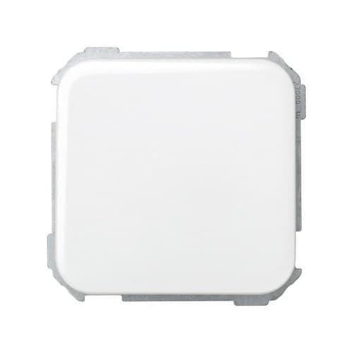Pulsador neutro con sistema de embornamiento rápido blanco Simon 31 con referencia 31659-60 de la marca SIMON