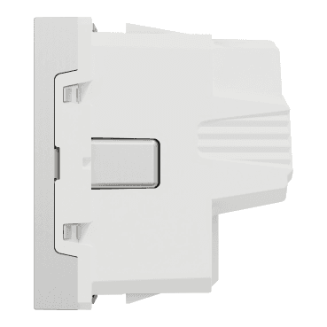 Base de enchufe schuko aluminio New Unica Studio con referencia NU303730 de la marca SCHNEIDER ELECTRIC