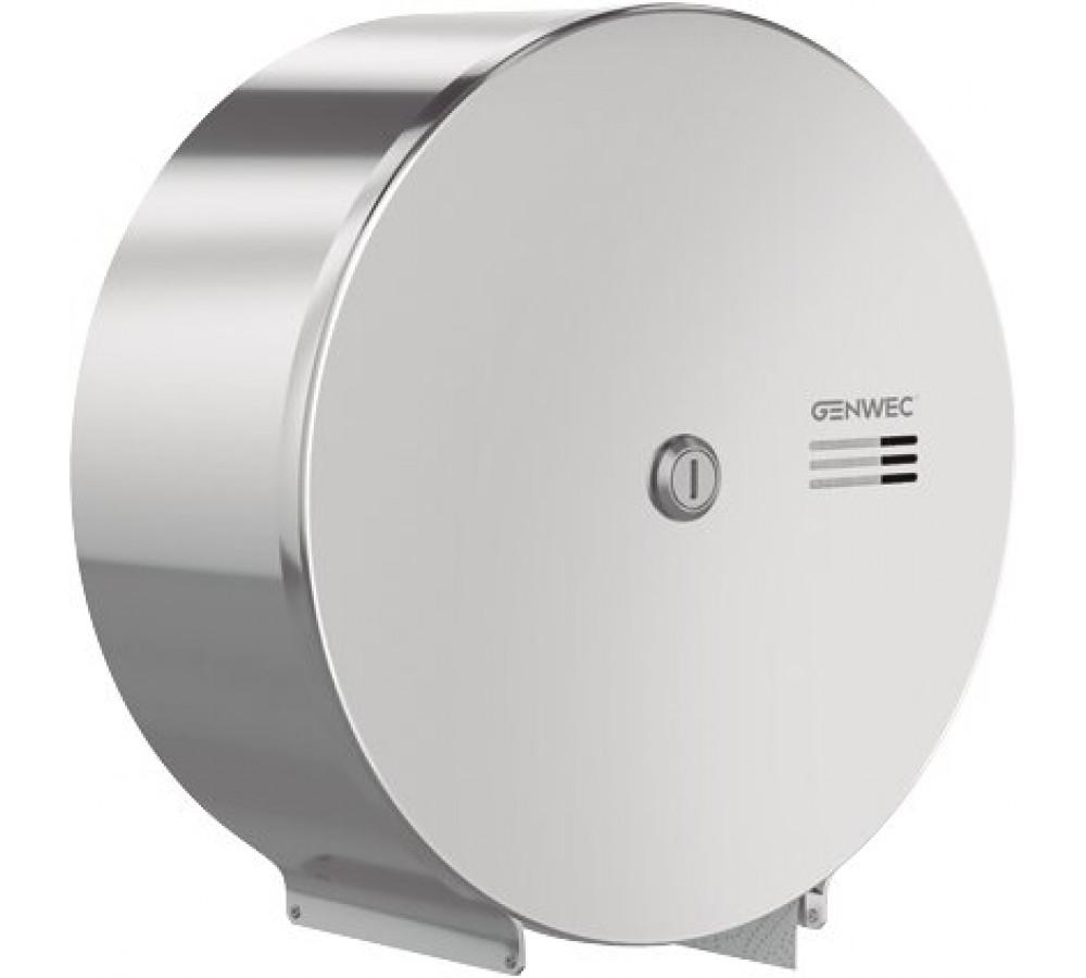 Dispensador de papel higiénico jumbo inox 304 brillante con referencia GW03 02 04 02 de la marca GENWEC