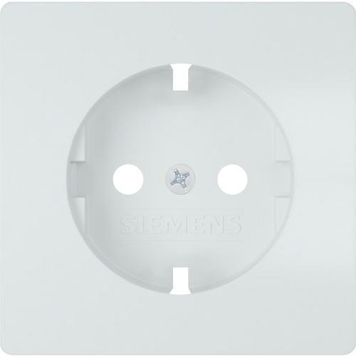 Tapa de enchufe schuko blanco polar Siemens Delta Style con referencia 5UH12724WH de la marca BJC