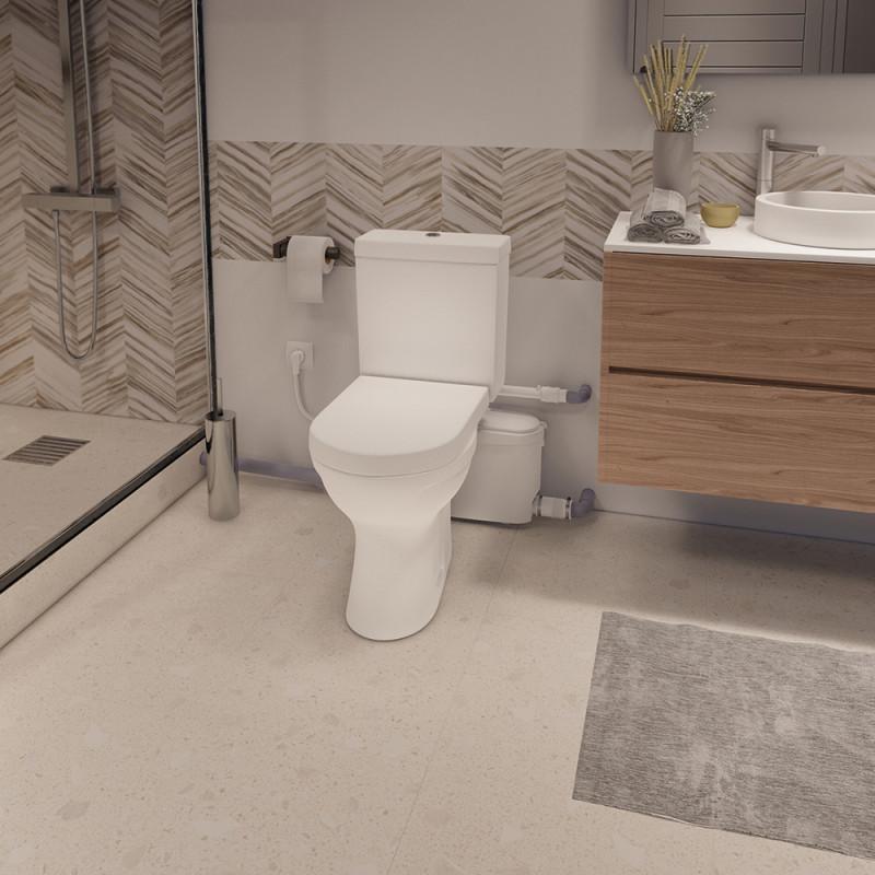 Triturador sanitari SFA SANIBEST PRO per a banys d’ús intensiu amb referència 0101222 de la marca SFA SANITRIT