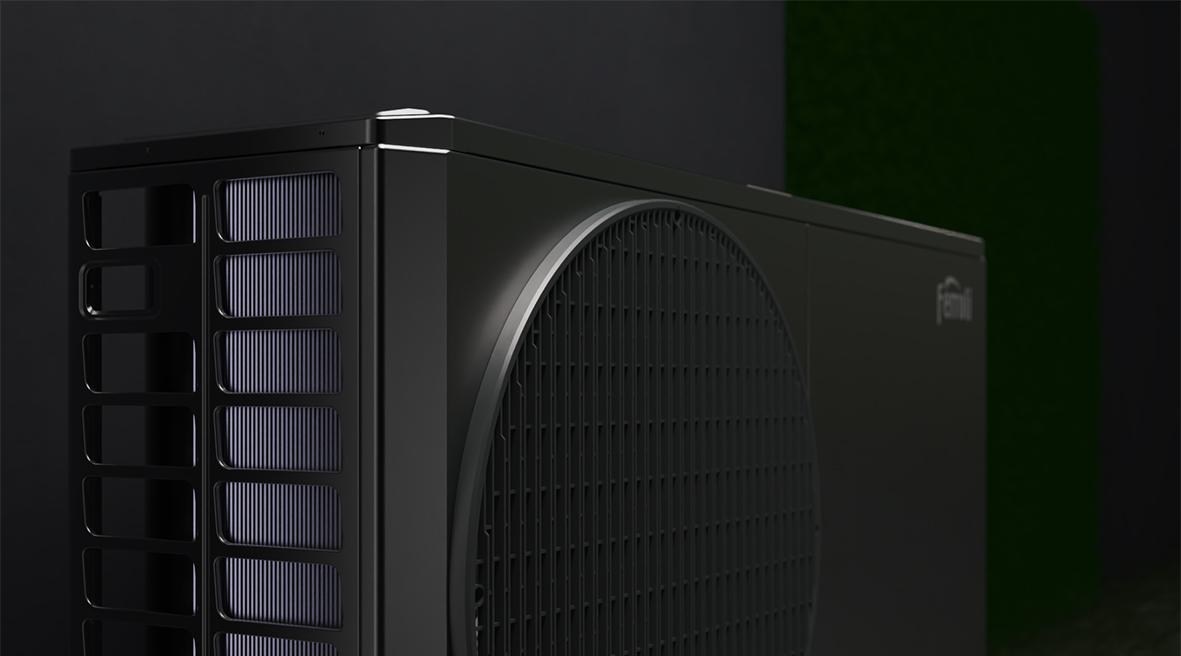 R290 Monobloc Air Source Heat Pump Ferroli OMNIA Life M 16 kW with Controller - Three Phase with reference 4B4770189 from the brand FERROLI