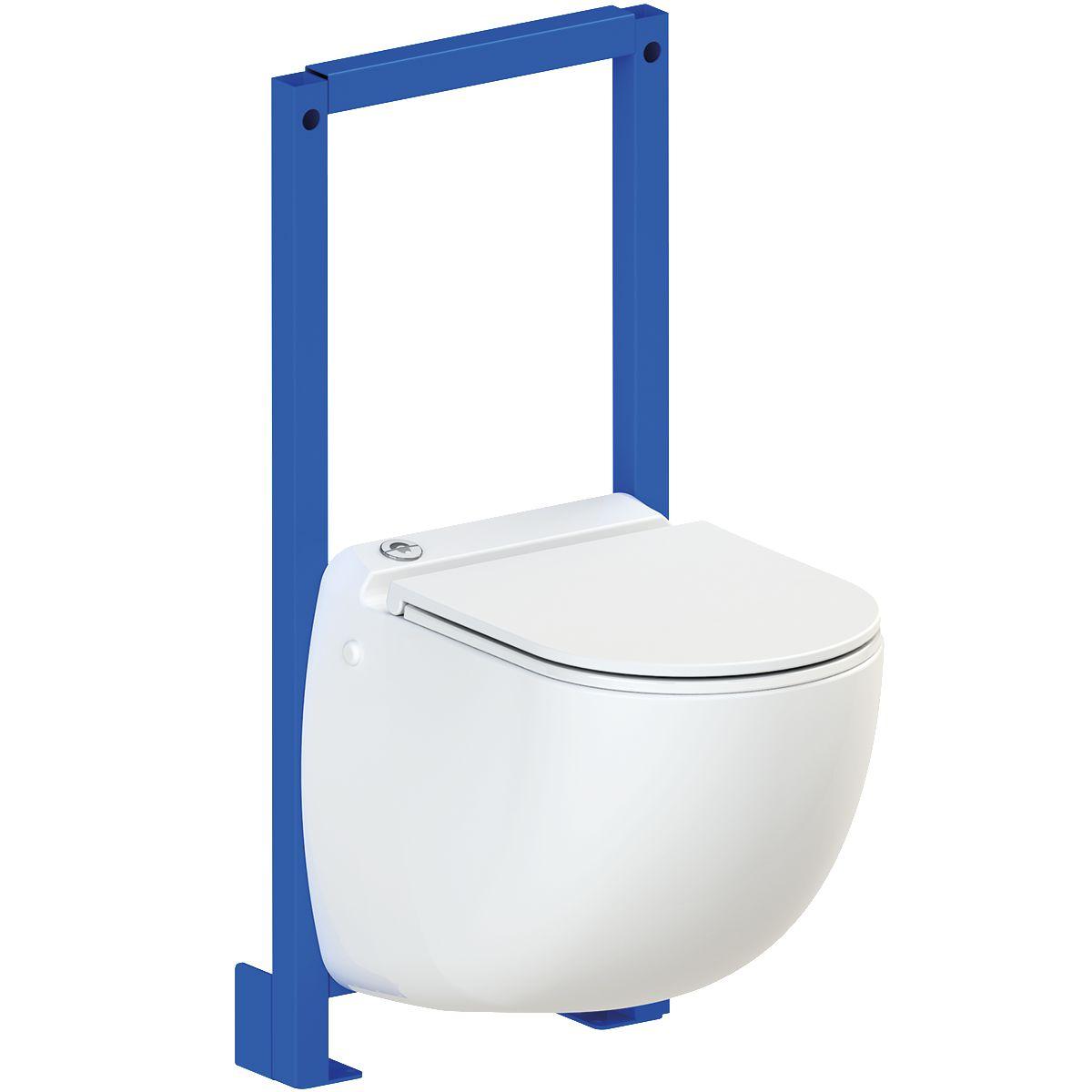 Bastidor amb vàter triturador SFA Sanicompact Comfort+ amb referència C72LVCPLUS de la marca SFA SANITRIT