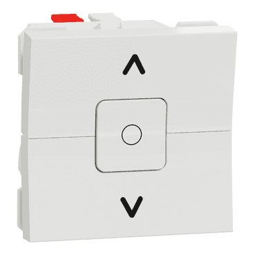 Interruptor de persianes New Unica studio blanc polar amb referència NU320818 de la marca SCHNEIDER ELECTRIC