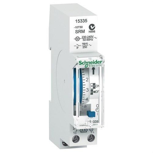 Interruptor horario analógico 24H módulo SRM 1C-16A Schneider