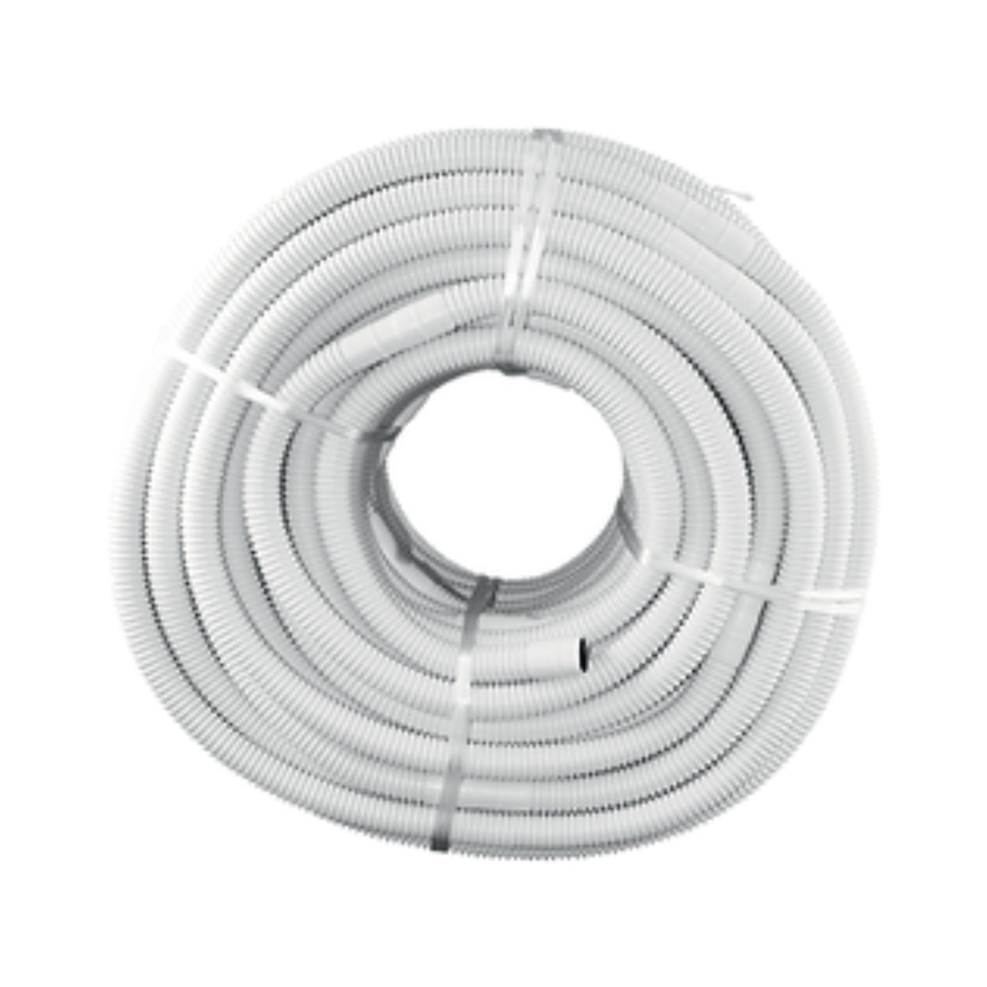 Tubo de evacuación flexible de doble capa diámetro 16/18mm - Rollo de 50 metros con referencia 1504-1618 de la marca ZIMAKLIMA