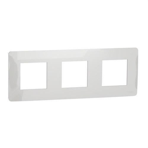 Marc de 3 elements blanc polar New Unica Studio amb referència NU200618 de la marca SCHNEIDER ELECTRIC