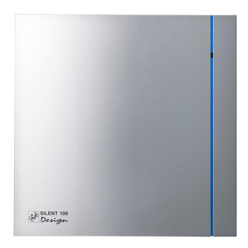SILENT-100 CZ Silver Design Bathroom Extractor Fan with reference 5210602600 from the brand SOLER & PALAU