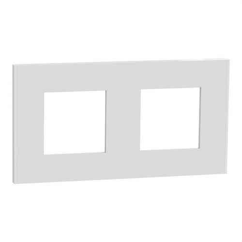 Marco de 2 elementos blanco New Unica Deco con referencia NU600418 de la marca SCHNEIDER ELECTRIC
