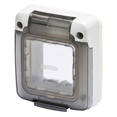 Tapa COMBI IN porta fumada 2 mòduls amb referència GW27403 de la marca GEWISS