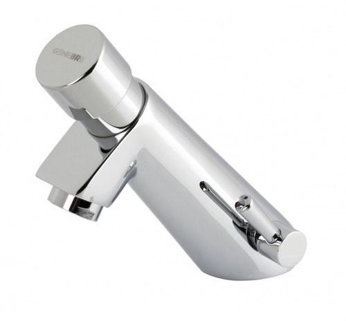 Grifo de lavabo temporizado con pulsador IPSON 1/2" cromo con referencia 1031 04 de la marca GENEBRE