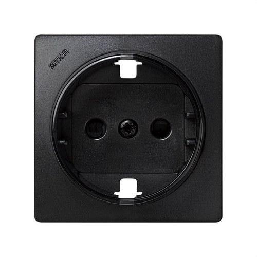 Tapa con dispositivo de seguridad para la base de enchufe schuko grafito Simon 73 Loft con referencia 73041-62 de la marca SIMON