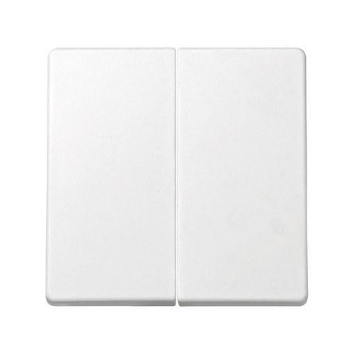 Tecla doble para mecanismos de mando blanco Simon 73 Loft con referencia 73026-60 de la marca SIMON