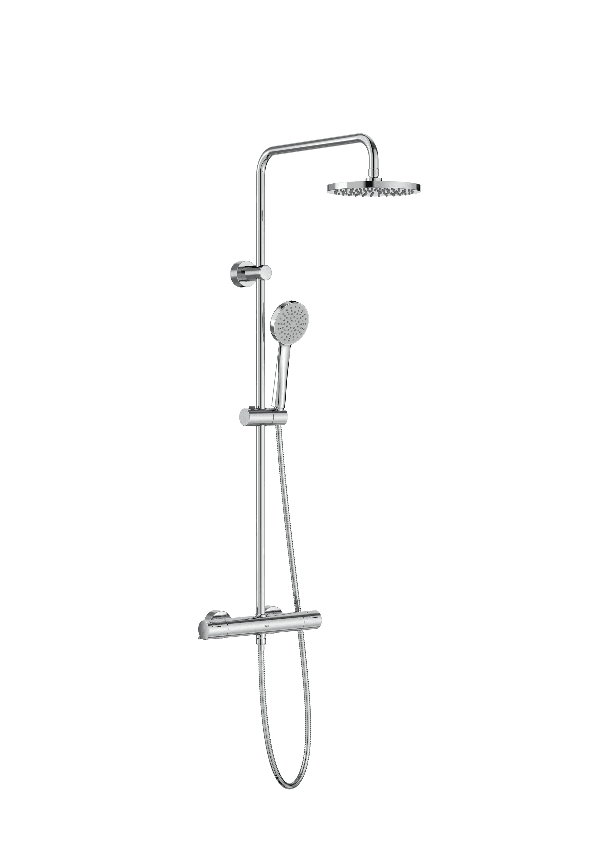 Thermostatic Shower Column Chrome Roca T-Basic with reference A5A9F18C00 from the brand ROCA