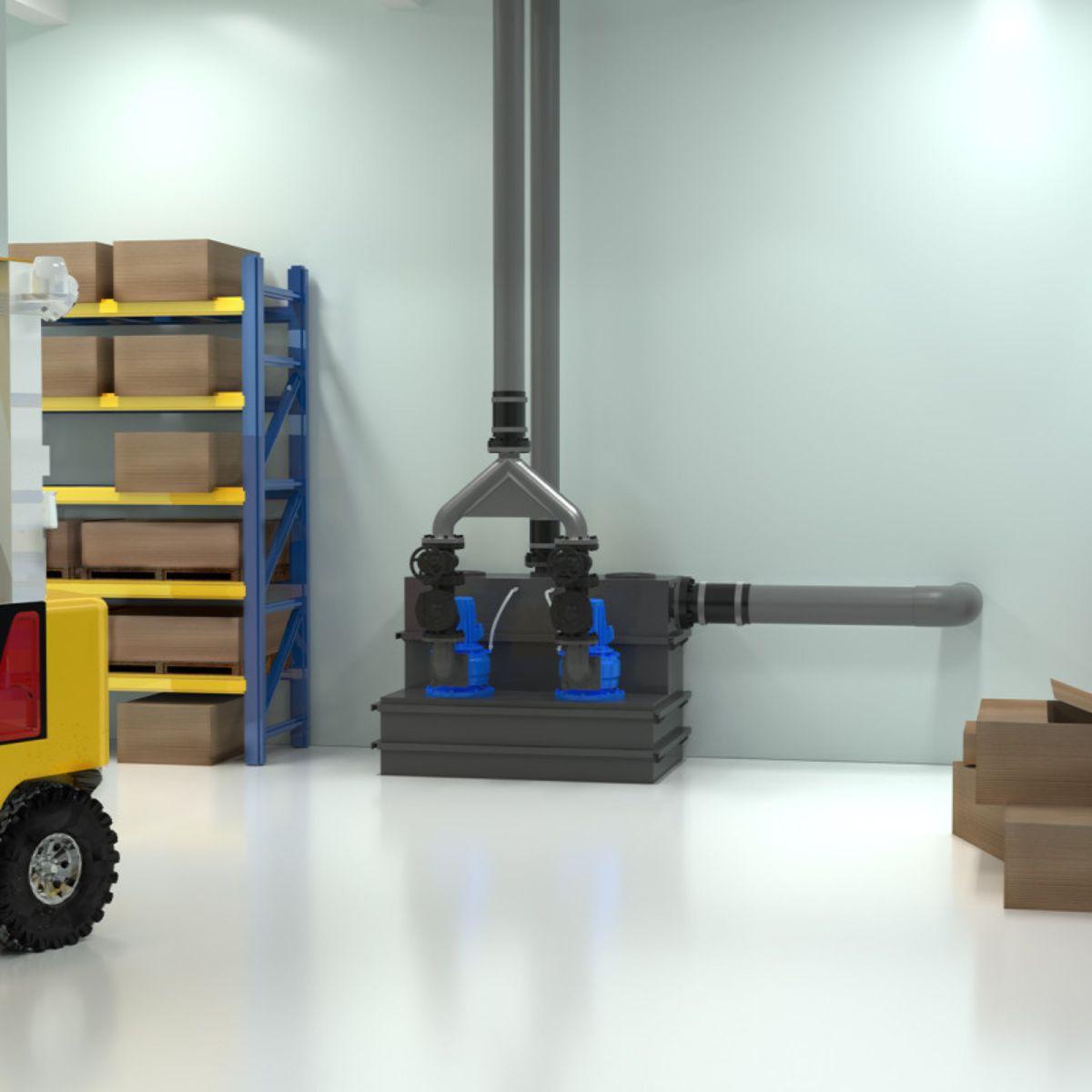 Estación de bombeo trifásica SFA Sanicubic 2 SC3.0 T con referencia 04CUB2SC30T de la marca SFA SANITRIT