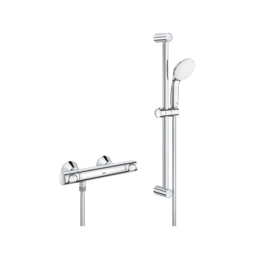 Conjunt de dutxa termostàtica 1/2" Grohe Grohtherm 500 crom amb referència 34796001 de la marca GROHE