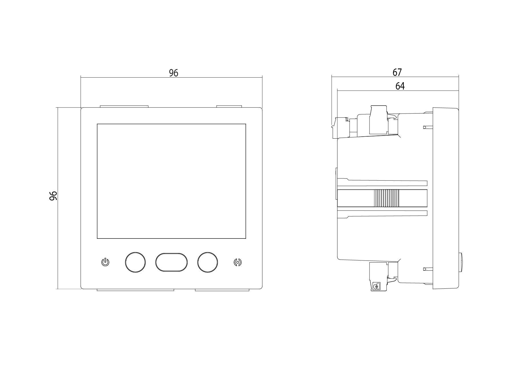 Analizador de redes trifásico panel Circutor CVM-C11-ITF-IN-485-ICT2 con referencia M58541. de la marca CIRCUTOR