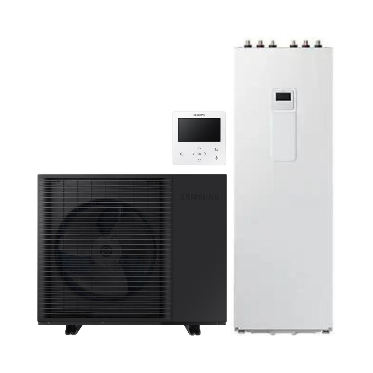 Conjunto aerotermia monobloc Samsung EHS HT 8 kW + ClimateHub de 260 litros con referencia KITSAMEHSHT8+260 de la marca SAMSUNG