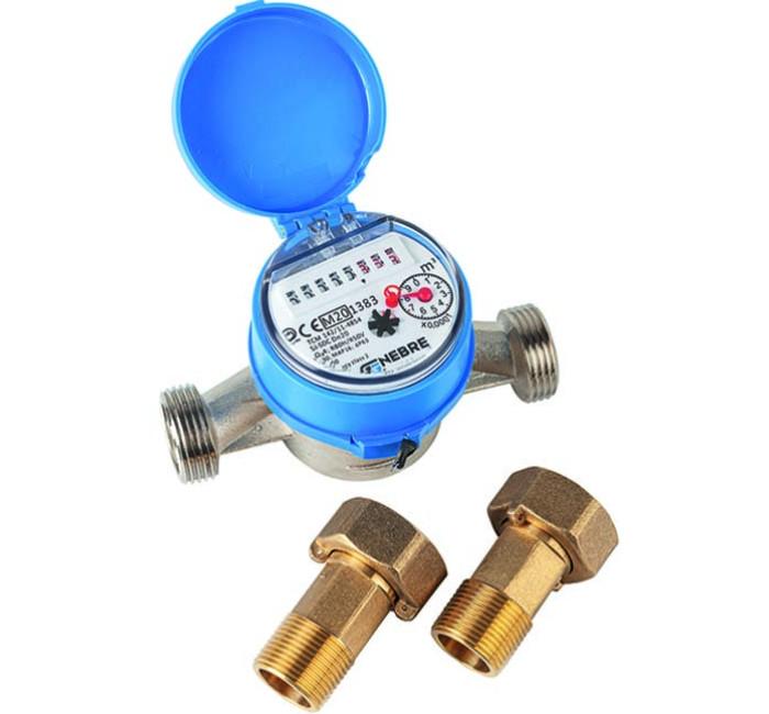 Comptador d'aigua freda de raig únic 3/4x3/4" DN15 amb referència 6110C 05 de la marca GENEBRE