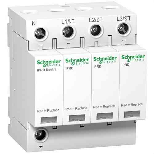 Limitador de sobretensiones transitorias Tipo 2 iPRD40 40KA 350V 3P+N con referencia A9L40600 de la marca SCHNEIDER ELECTRIC