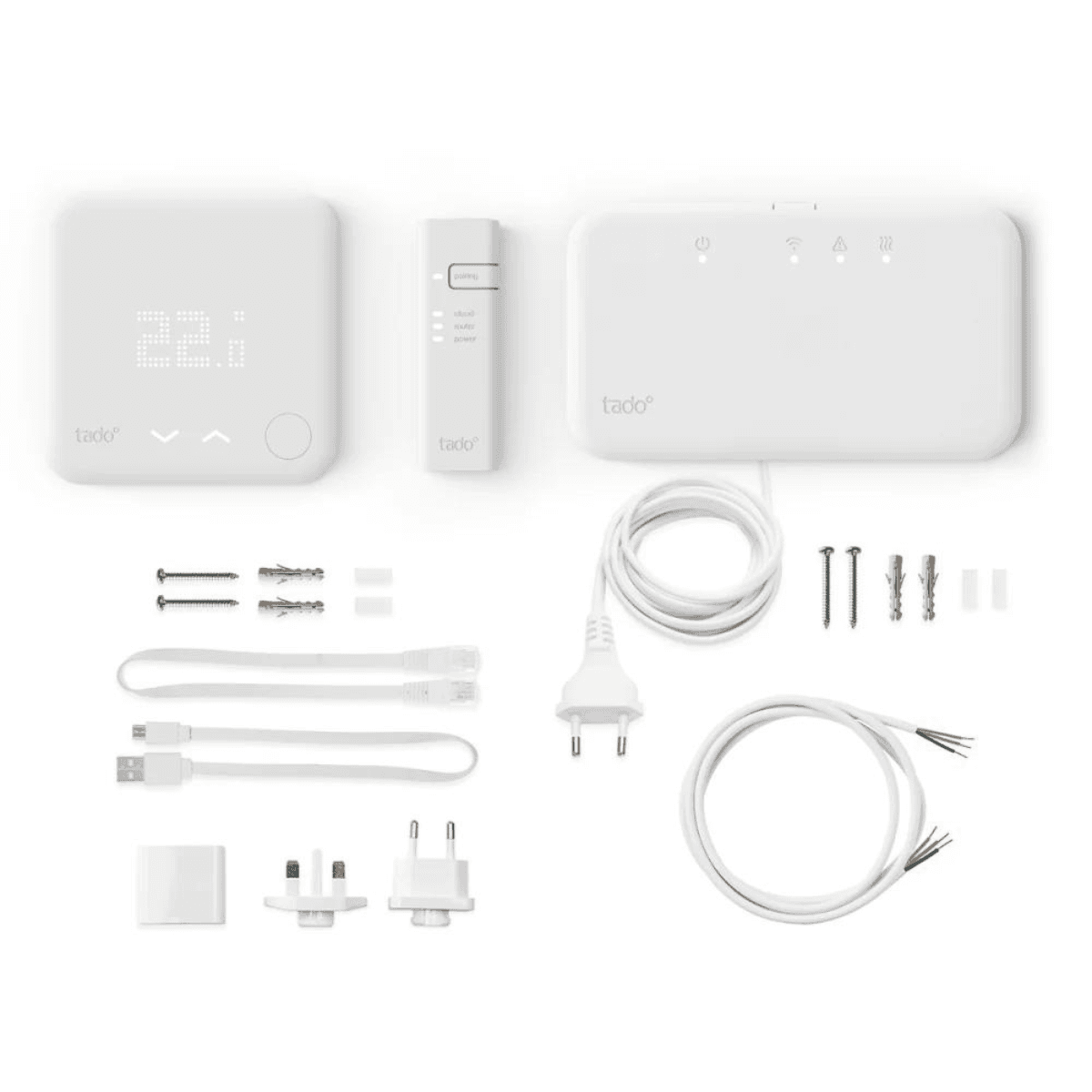 Kit d'inici termòstat intel·ligent sense fil TADOº V3+ amb WiFi i APP amb referència ST KIT W V3 + de la marca TADOº