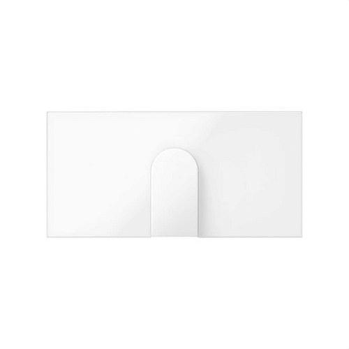 Tapa para salida de cables estrecha blanco brillante Simon 100 con referencia 10000051-130 de la marca SIMON