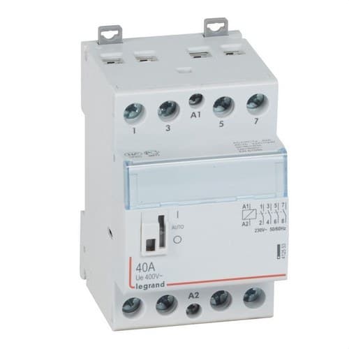 Contactor 40A 4NA 230V amb referència 412553 de la marca LEGRAND